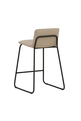 Venture Home Bisbee Barstol 2-pack - Svart / Beige Microfiber