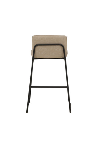 Venture Home Bisbee Barstol 2-pack - Svart / Beige Microfiber