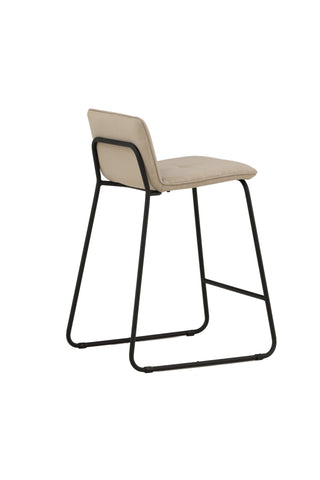 Venture Home Bisbee Barstol 2-pack - Svart / Beige Microfiber