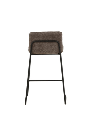 Venture Home Bisbee Barstol 2-pack - Svart / Mörkgrå mikrofiber