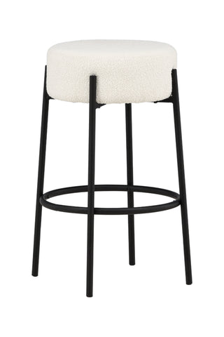 Venture Home Tucson Barstol Large - Svart / Vit Boucle
