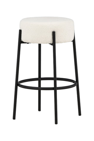 Venture Home Tucson Barstol Large - Svart / Vit Boucle
