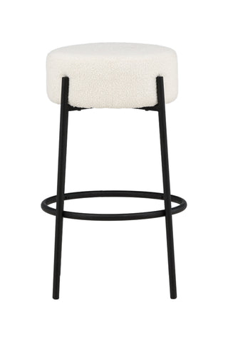 Venture Home Tucson Barstol Large - Svart / Vit Boucle