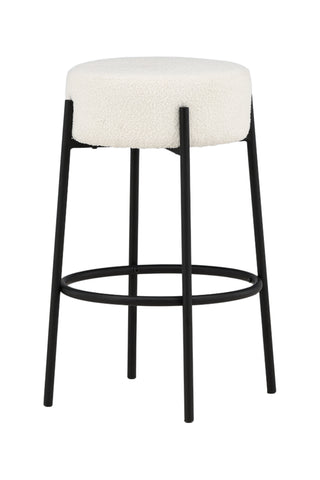 Venture Home Tucson Barstol Large - Svart / Vit Boucle