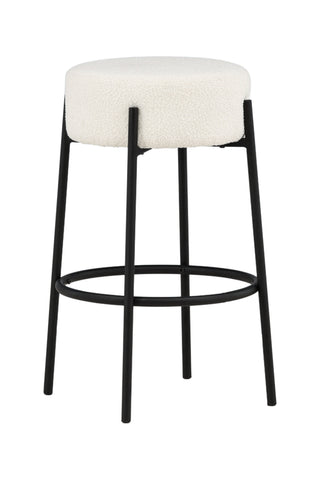 Venture Home Tucson Barstol Large - Svart / Vit Boucle