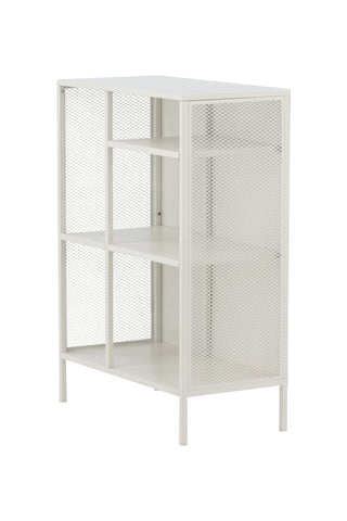 Misha - Bokfodral Mesh - Vit
