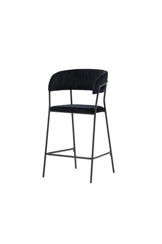Venture Home Lui Barstol 2-pack - Svart / Svart PU