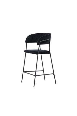 Venture Home Lui Barstol 2-pack - Svart / Svart PU