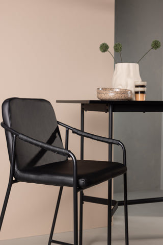 Venture Home Tvist Barstol 2-pack - Svart / Svart PU