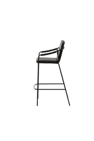Venture Home Tvist Barstol 2-pack - Svart / Svart PU