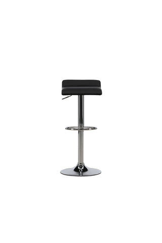 Venture Home Jonna Barstol 2-pack - Kromat stål / svart tyg