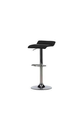 Venture Home Jonna Barstol 2-pack - Kromat stål / svart tyg
