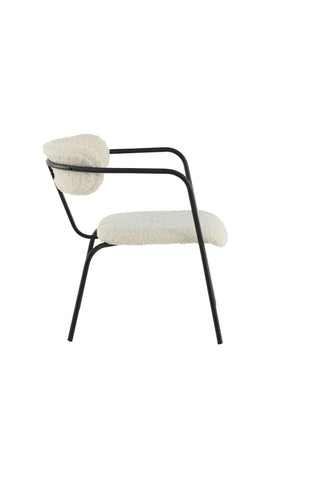 Duffy Enkelsoffa - Svart / Offwhite Teddy