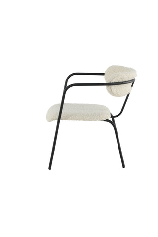 Duffy Enkelsoffa - Svart / Offwhite Teddy