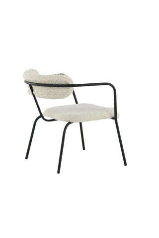 Duffy Enkelsoffa - Svart / Offwhite Teddy