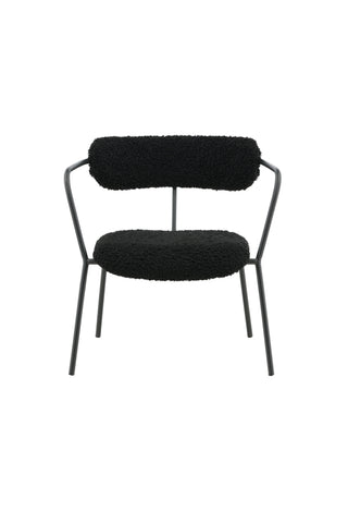 Duffy Enkelsoffa - Svart / Svart Teddy