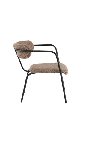 Duffy Enkelsoffa - Svart / Brun Teddy