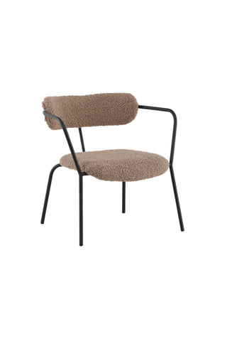 Duffy Enkelsoffa - Svart / Brun Teddy