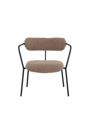 Duffy Enkelsoffa - Svart / Brun Teddy