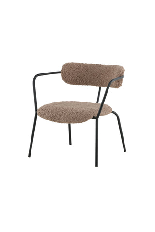 Duffy Enkelsoffa - Svart / Brun Teddy