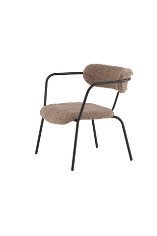 Duffy Enkelsoffa - Svart / Brun Teddy