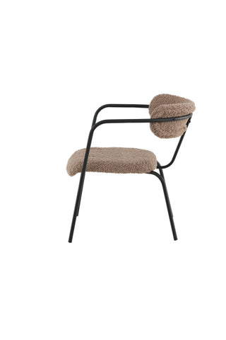 Duffy Enkelsoffa - Svart / Brun Teddy