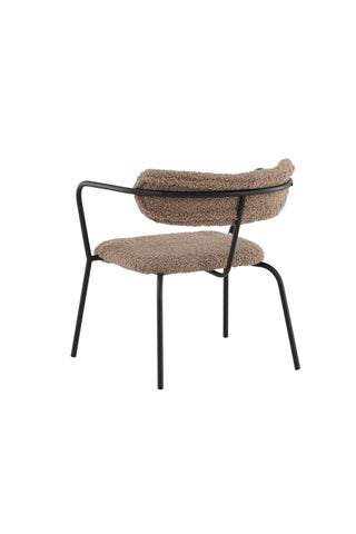 Duffy Enkelsoffa - Svart / Brun Teddy