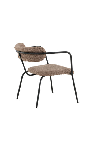 Duffy Enkelsoffa - Svart / Brun Teddy