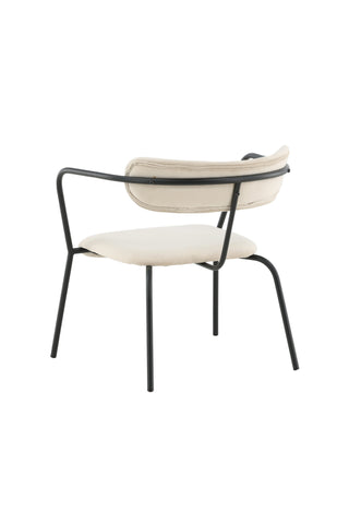 Duffy Enkelsoffa - Svart / Beige sammet