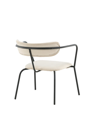 Duffy Enkelsoffa - Svart / Beige sammet