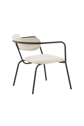 Duffy Enkelsoffa - Svart / Beige sammet