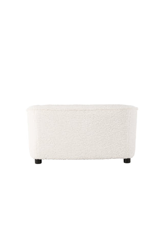 Måna Barnsoffa - Svart / Vit Teddy