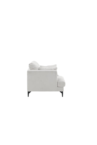 Sofia Enkelsoffa - Svart / Beige Manchester