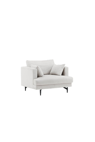 Sofia Enkelsoffa - Svart / Beige Manchester
