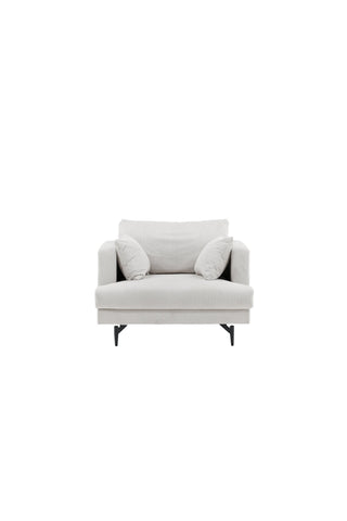 Sofia Enkelsoffa - Svart / Beige Manchester