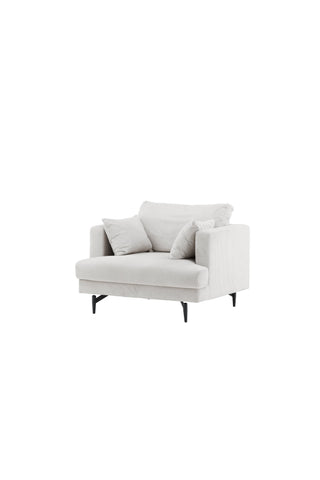 Sofia Enkelsoffa - Svart / Beige Manchester