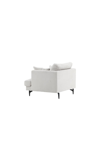 Sofia Enkelsoffa - Svart / Beige Manchester