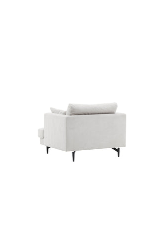 Sofia Enkelsoffa - Svart / Beige Manchester