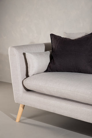 Venture Home Tacoma Sofa - Lätt trälook / Linnetyg