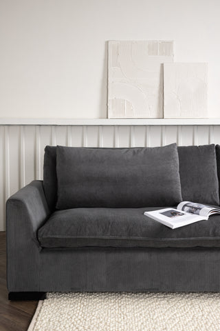 Venture Home Durham Soffa - Trä / Mörkgrå manchester