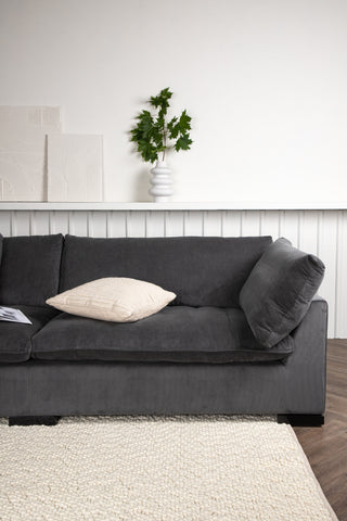 Venture Home Durham Soffa - Trä / Mörkgrå manchester