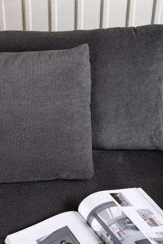 Venture Home Durham Soffa - Trä / Mörkgrå manchester