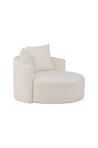 Venture Home Kelso Soffa - Trä / Vit Teddy