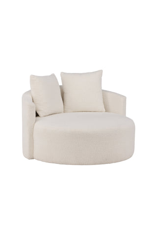 Venture Home Kelso Soffa - Trä / Vit Teddy