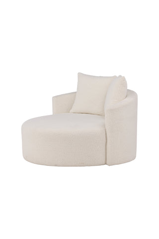 Venture Home Kelso Soffa - Trä / Vit Teddy