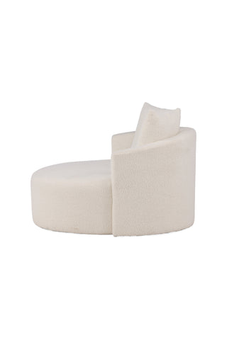 Venture Home Kelso Soffa - Trä / Vit Teddy