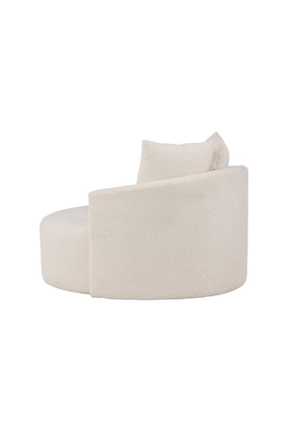 Venture Home Kelso Soffa - Trä / Vit Teddy