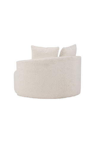 Venture Home Kelso Soffa - Trä / Vit Teddy