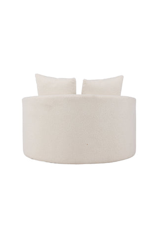 Venture Home Kelso Soffa - Trä / Vit Teddy