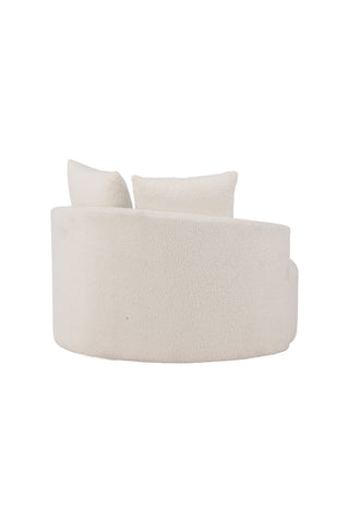 Venture Home Kelso Soffa - Trä / Vit Teddy